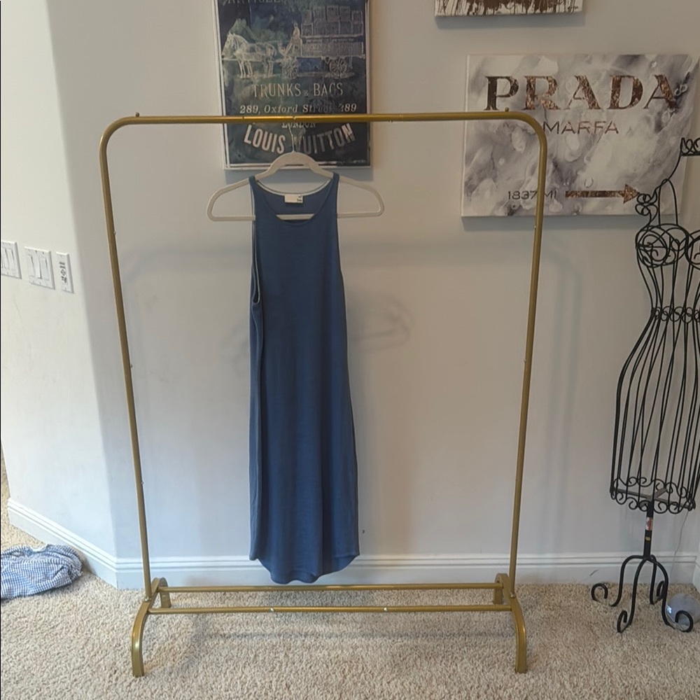 Blue Sleeveless Dress